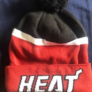 (Winter Sale) Adidas Miami Heat Beanie 🔥 Hat NBA